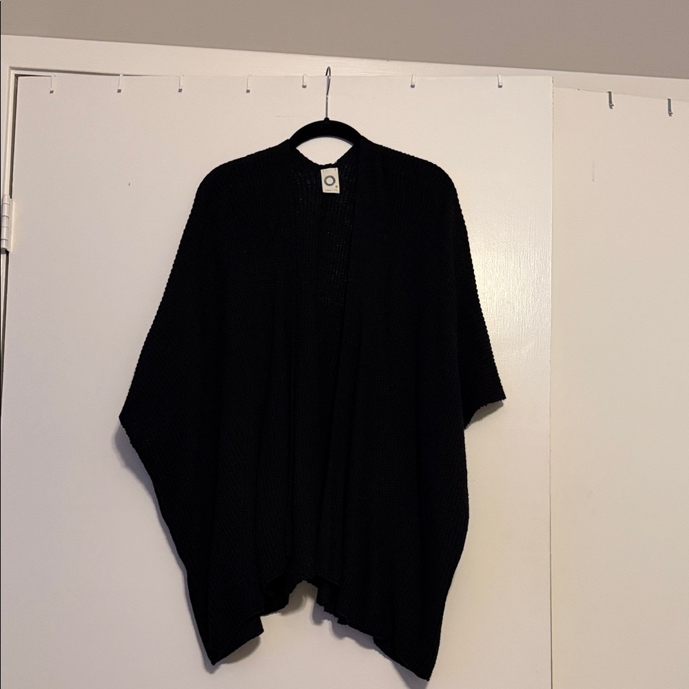 Anthropologie Akemi + Kin Black Drapey Cardigan